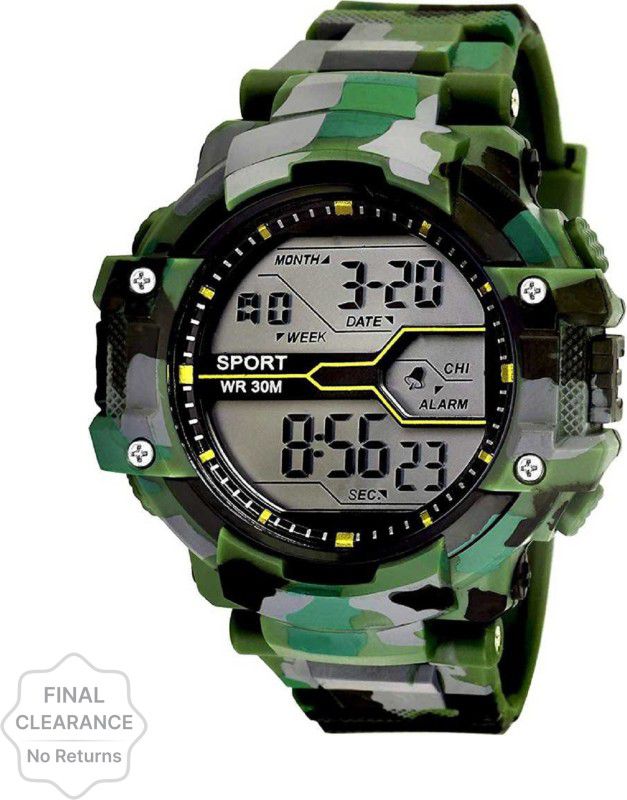 Digital Watch - For Men ultimate new digital watch army look and trending watch fast selling track designer combo watch party wear_birthday gift watch