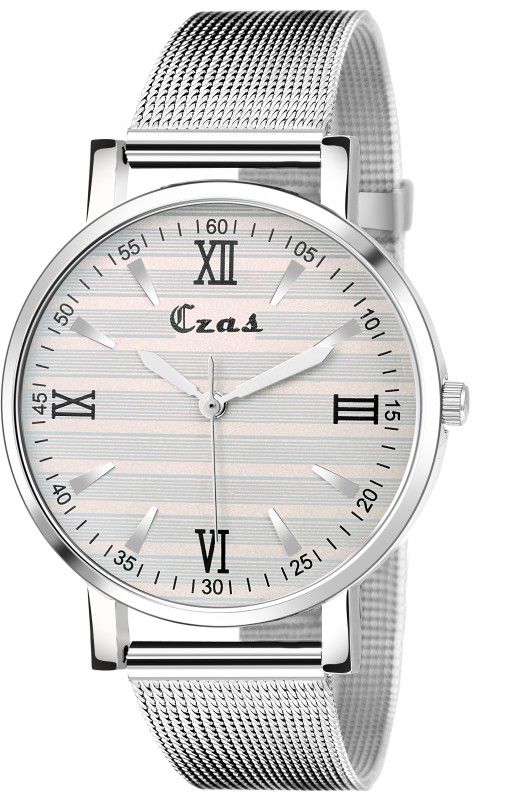 Silver Dial Analog Watch - For Girls CS-5610