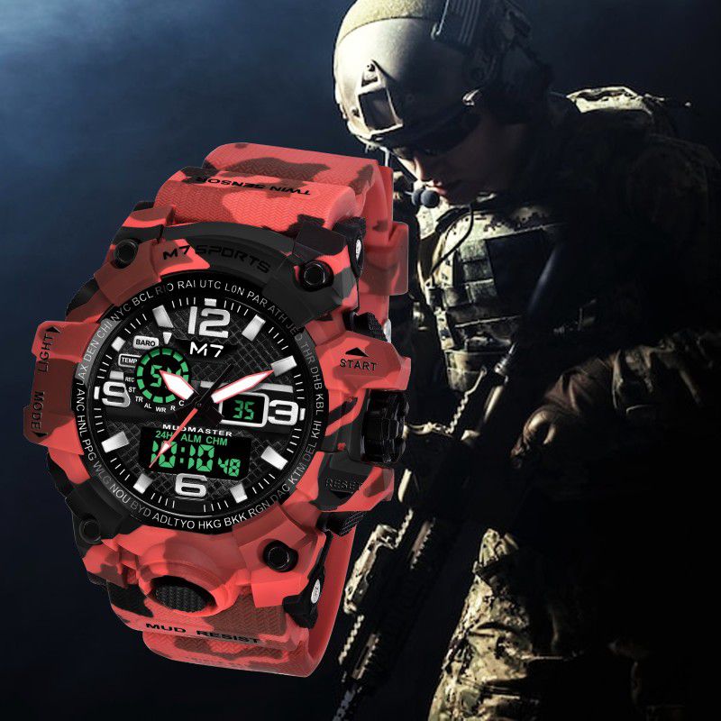 Chronograph Big Billion Days Special Edition Analog-Digital Watch - For Men Red Military 1509-M7