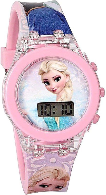Frozen Character Wrist Watch for Kids Best For Birthday Gifts Digital Watch - For Boys & Girls