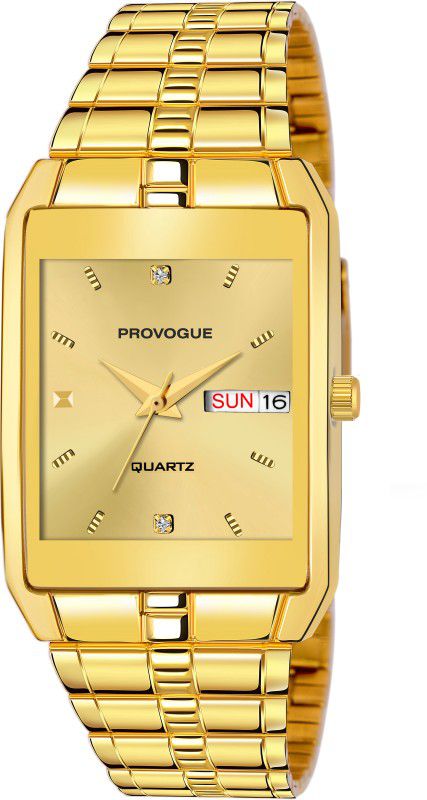 Original Gold Plated Day & Date Functioning For Boys Analog Watch - For Men PGLC-3202