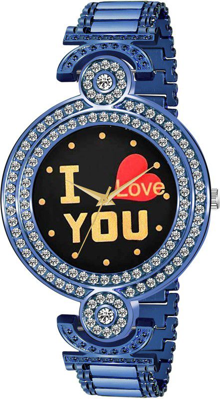 Analog Watch - For Women GR-101 Blue Love You Dial