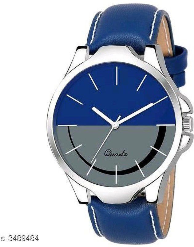 CX-23 Blue Round Dial Shape Pack of 1 Analog Watch - For Men
