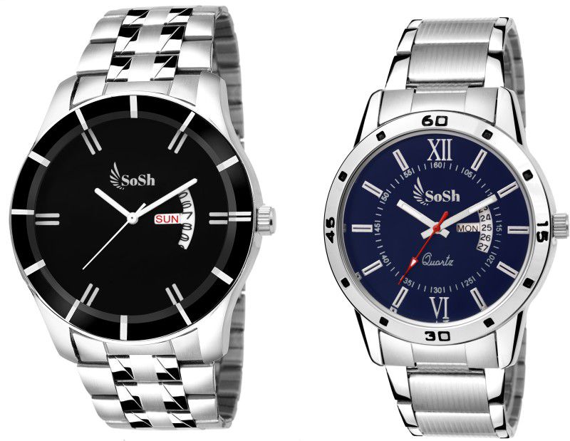 Analog Watch - For Men Analogue Watch for Men and Boys, Combo of 2