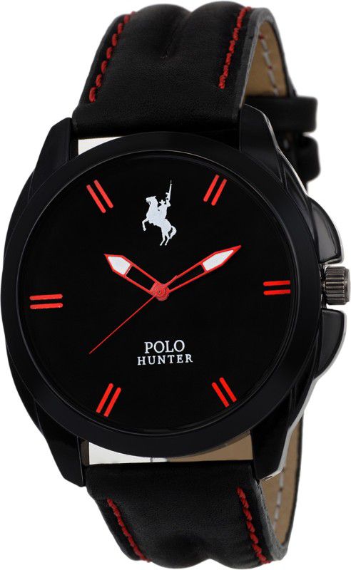 Elegant Analog Watch - For Men Bold Red And Black