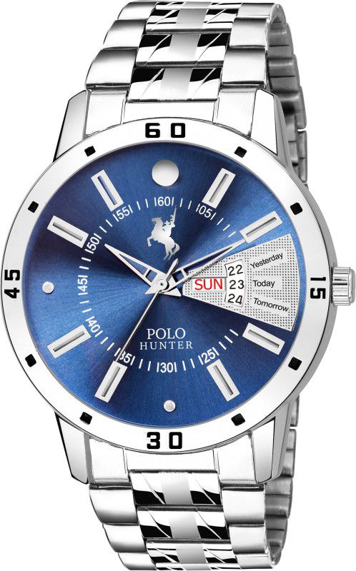 Day And Date Analog Watch - For Men 1226- Blue