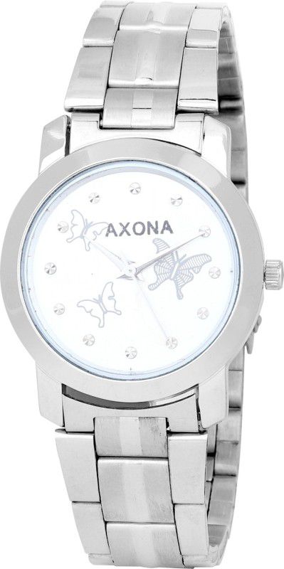 Analog Watch - For Women Latest Silver Dial & Siver Chain