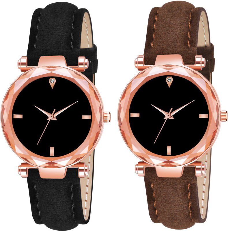 Combo of 2 Analog Watch - For Girls DX04