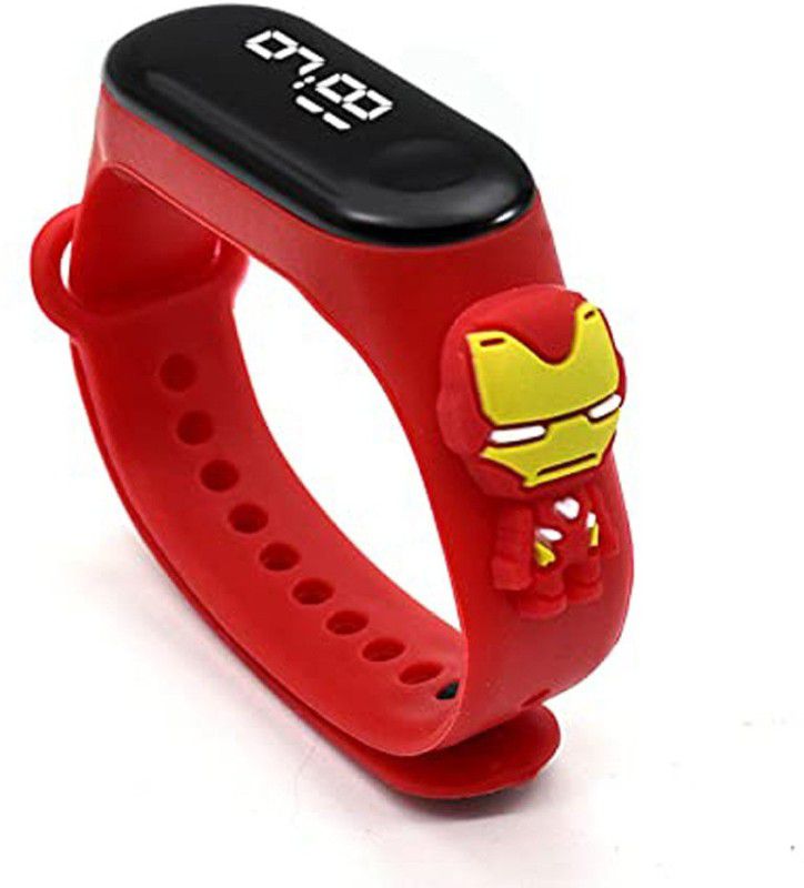 Red Bracelet Trending corrector Digital Watch - For Boys & Girls MSG2299-RED