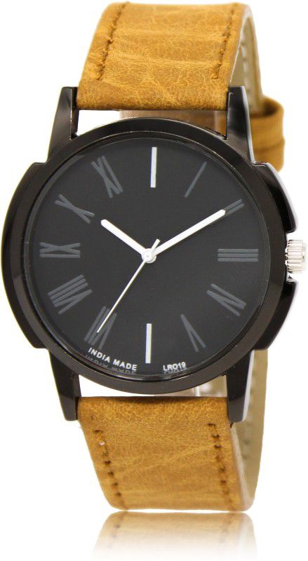 Analog Watch - For Men Men's Round Dial Leather Watch