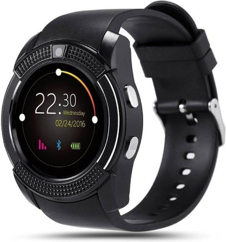 REEPUD 4G Phone watch For All Smartphones Smartwatch  (Black Strap, free)
