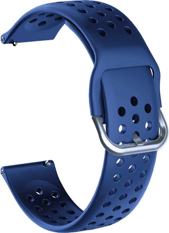 ACM Watch Strap Dot Belt for Fire-Boltt Wonder Bsw047 Smartwatch Belt Dark Blue Smart Watch Strap  (Blue)