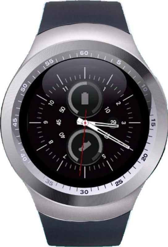 HealthMax HTMAX Y1-270 Fitness Smartwatch  (Black Strap, Regular)