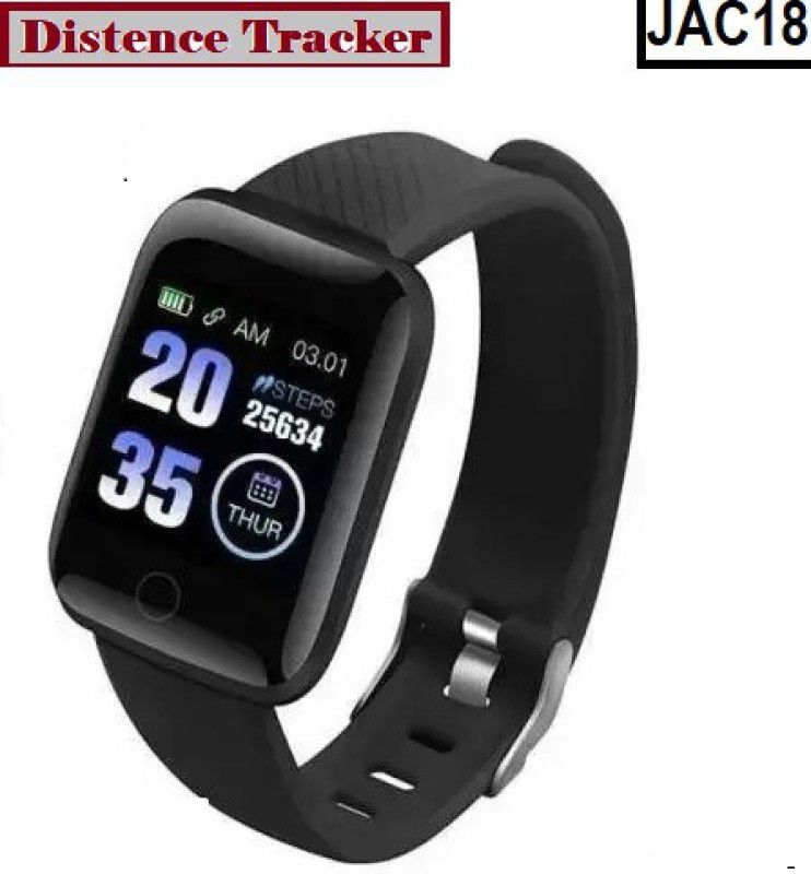 Stybits ST1215(ID116) ultra Max Pro Sleep Monitering Smart Watch (Pack of 1) Smartwatch  (Black Strap, Free)