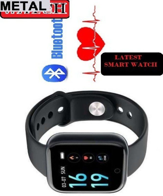 Bashaam A1938_A1 ADVANCE HEART RATE BLUETOOTH SMART WATCH BLACK(PACK OF 1) Smartwatch  (Black Strap, Free)