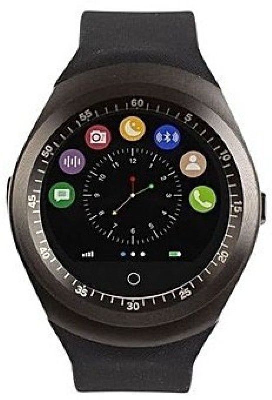 Roboster Y1 Smart Bluetooth SD Card Support Smartwatch  (Multicolor Strap, M)