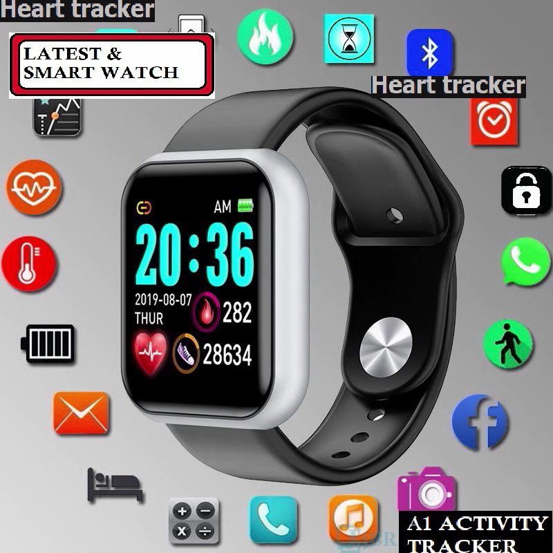 Bashaam OP2740_D20 MAX MULTI FACES BLUETOOTH SMART WATCH BLACK(PACK OF 1) Smartwatch  (Black Strap, free)