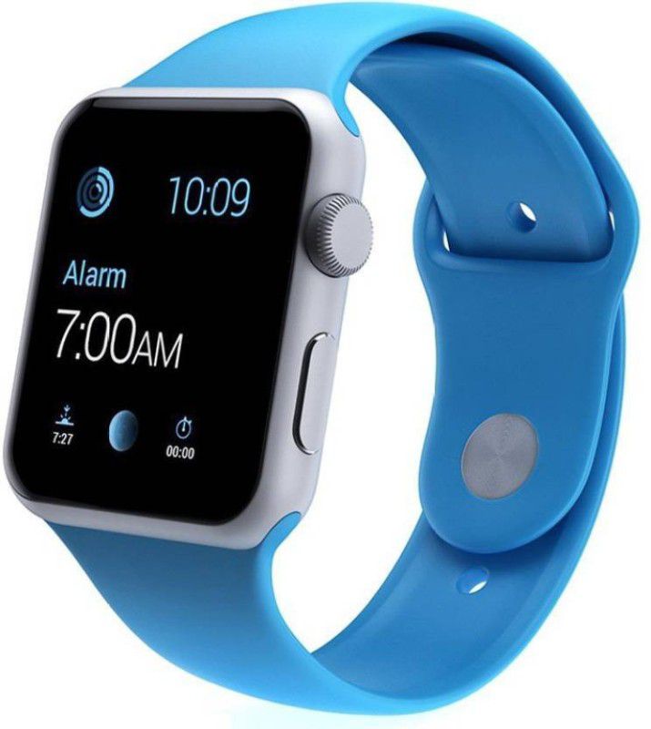 GSM A1 blue Smartwatch 4G for La mobiles Smartwatch  (Blue Strap, Free)