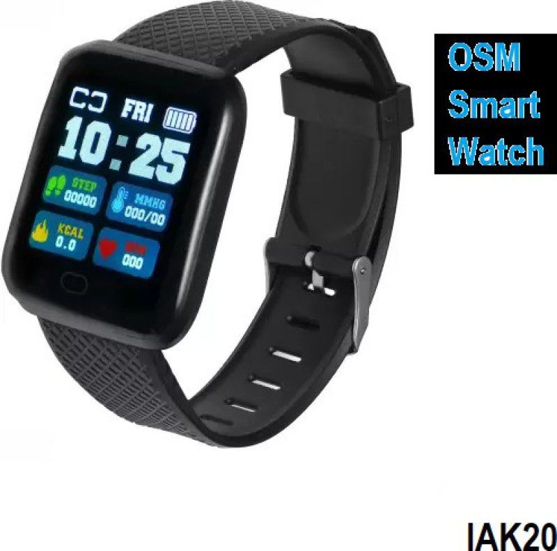 Stybits G197/ID116 Trending Multi Activity Tracker Sleep Tracker Smart Watch (Pack of 1) Smartwatch  (Black Strap, Free)