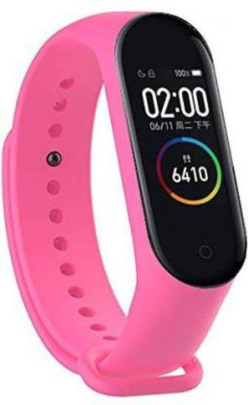 CHG M4 Band With Pink Strap  (Pink Strap, Size : Free)