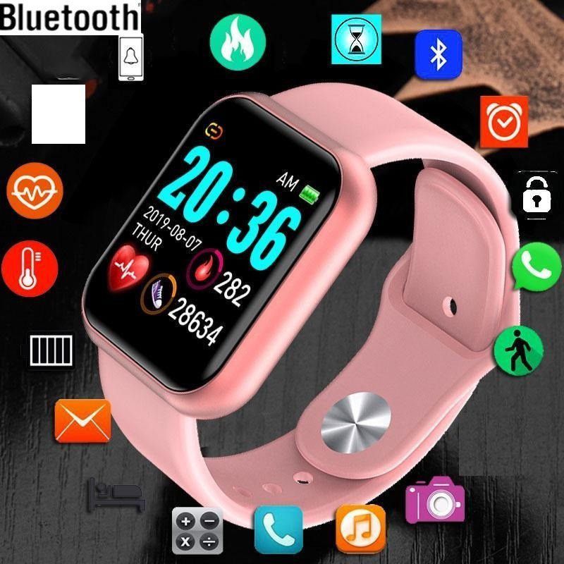 Bydye B124_D20 MAX MULTI SPORTS BLUETOOTH SAMRT WATCH PINK(PACK OF 1) Smartwatch  (Pink Strap, Free)