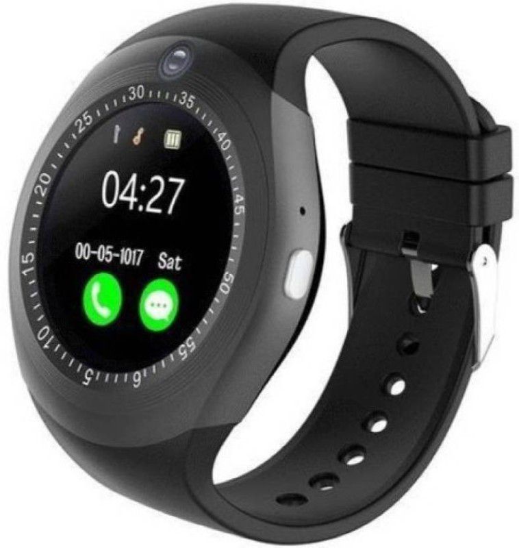 ZEPAD Y1S Smartwatch  (Black Strap, FREE)