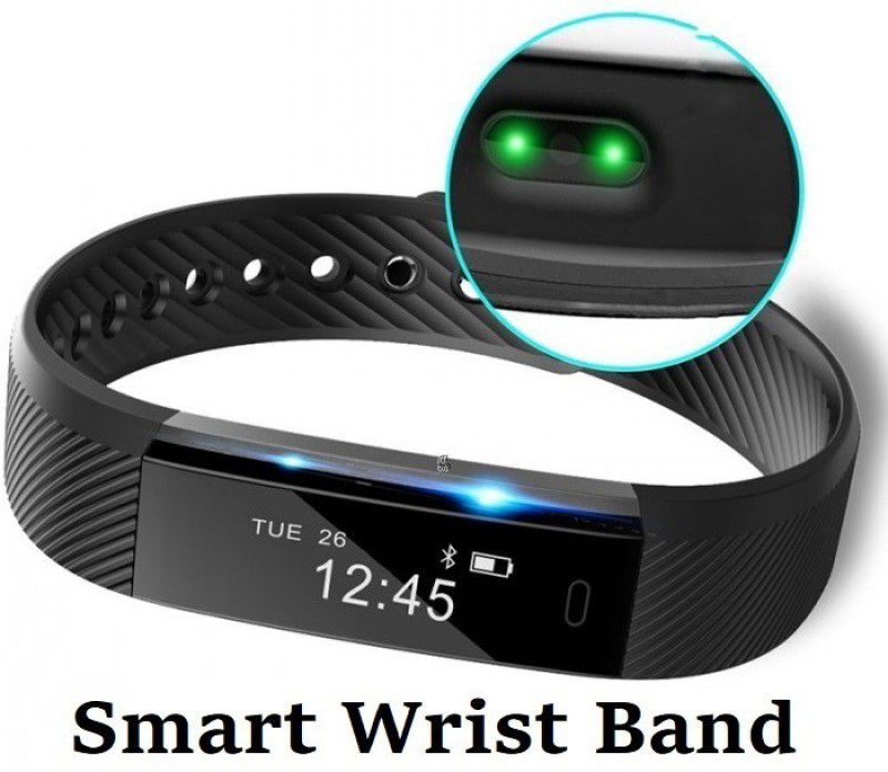 Narayan Enterprisesss S121_ID115 Pro Bluetooth Activity Tracker Bluetooth Smart Wrist Watch Smartwatch  (Black Strap, Free)