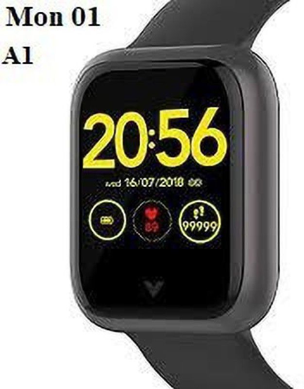 Stybits RU99/ - A1 PRO MULTI FACES HEART RATE TRACKER SMART WATCH BLACK(PACK OF 1) Smartwatch  (Black Strap, free)