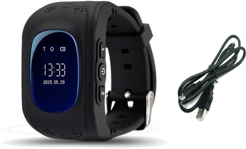 Bluebells India BENQ50 -2.30 Fitness Smartwatch  (Black Strap, Regular)