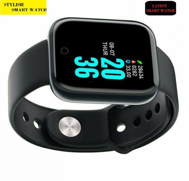 Stybits A129_A1 PLUS FITNESS TRCAKER BLUETOOTH SMART WATCH BLACK(PACK OF 1) Smartwatch  (Black Strap, Free)