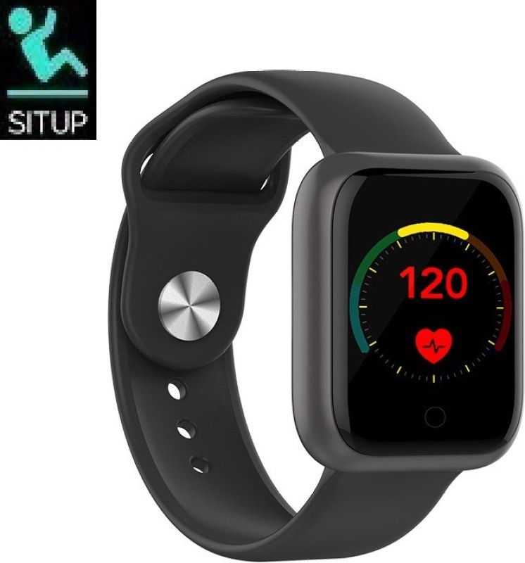 Y2H Enterprises AQ300/ A1 ULTRA MULTI FACES HEART RATE TRACKER SMART WATCH BLACK(PACK OF 1) Smartwatch  (Black Strap, free)