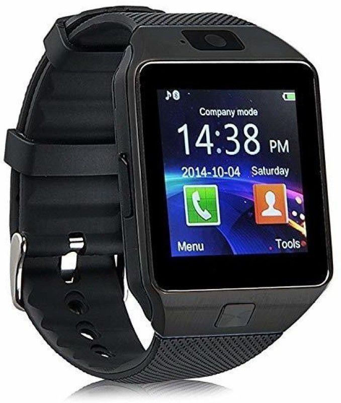Zrose DZ09 4g Bluetooth Support Calling Smartwatch  (Black Strap, Free)