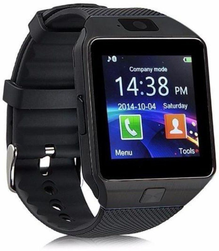 Amgen 256458smartwatch 4g watch Smartwatch  (Black Strap, 1.24)