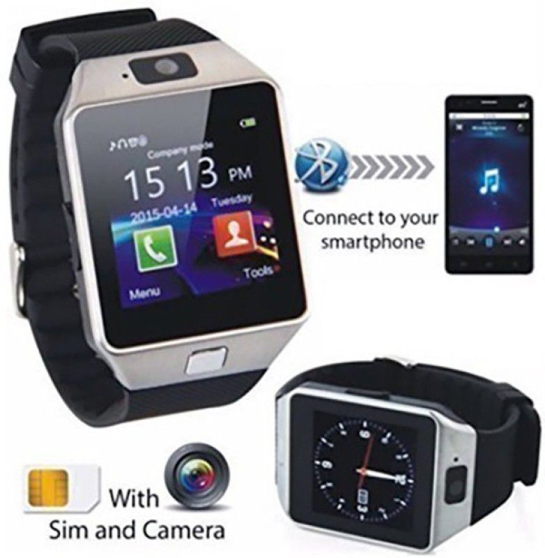 HealthMax HMS02-SR phone Smartwatch  (Black Strap, Regular)