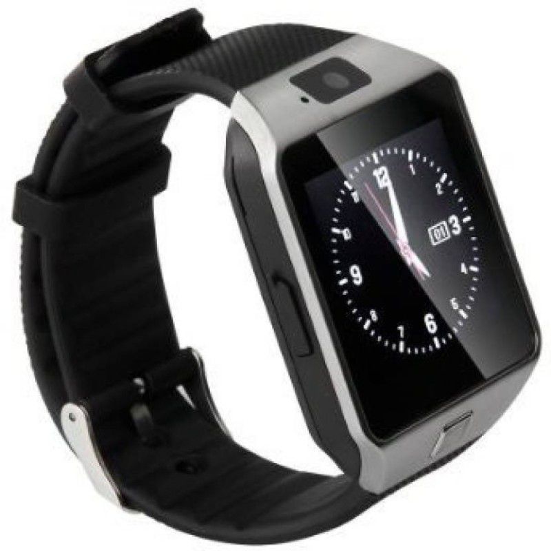 klassy DZ09 Smartwatch -014 Smartwatch  (Black, Brown Strap, Regular)
