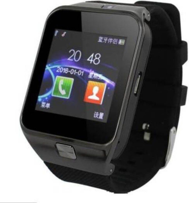 Gazzet 4G 4G Camera and Sim Card Support watch Smartwatch  (Black Strap, Free)