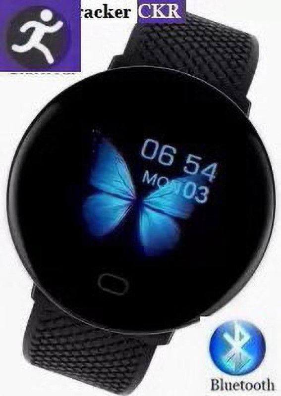 JORUGO AQ1140 D18_ADVANCE SLEEP TRACKER BLUETOOTH SMART WATCH BLACK(PACK OF 1) Smartwatch  (Black Strap, Free)