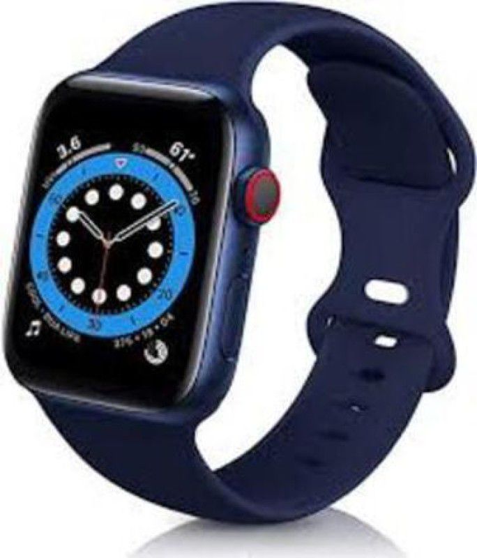 Raysx 4G VI.VO T500 Android & IOS Calling Functions Smartwatch  (Navy Blue Strap, Free)