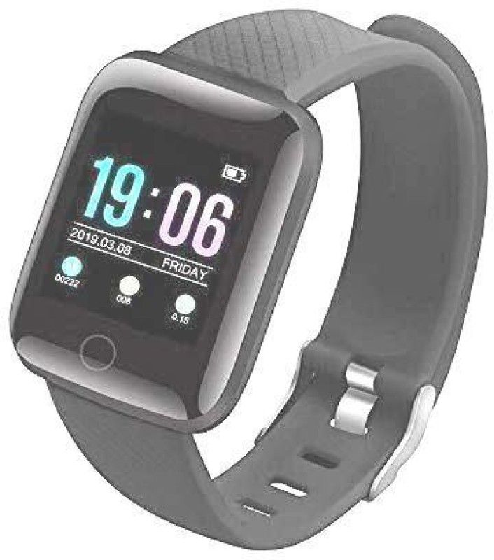 Priyansh ID 116 Smartwatch  (Black Strap, FREE)