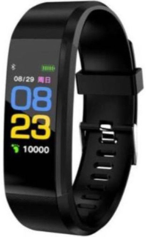 SYARA WET_153Q ID115 Smart Band Smartwatch  (Black Strap, XL)