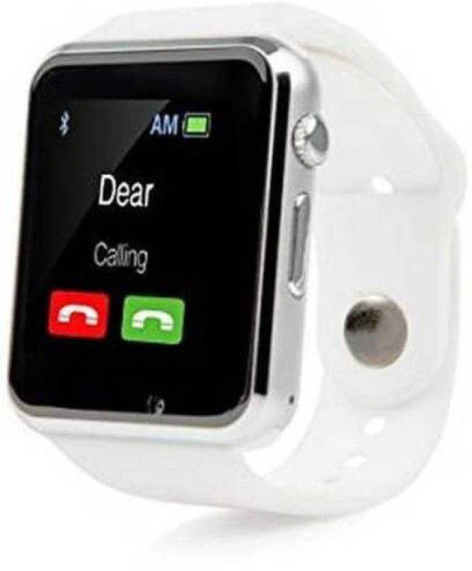 MindsArt Black A1 4G Watch Mobile, with pedometer Smartwatch  (White Strap, Free)