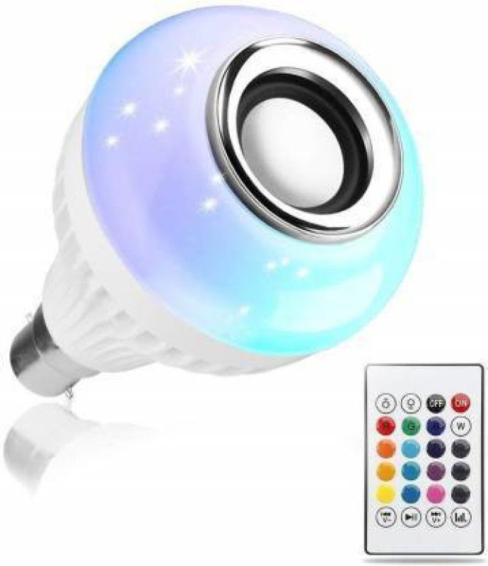 NIKS Smart LED Music Remote Controller Bulb with Bluetooth Speaker 5 W Bluetooth Speaker Speaker Mod  (Compatible only with Mobile, Tab, Laptop, Memory Card)