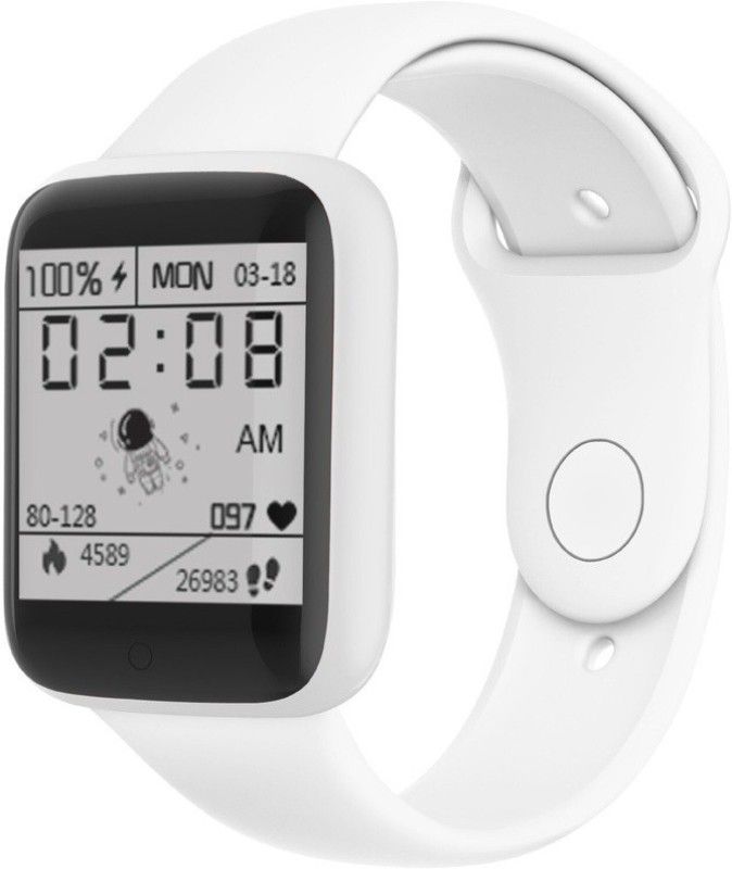 IMMUTABLE D20 SMART WATCH WHITE S69 Smartwatch  (White Strap, FREE SIZE)