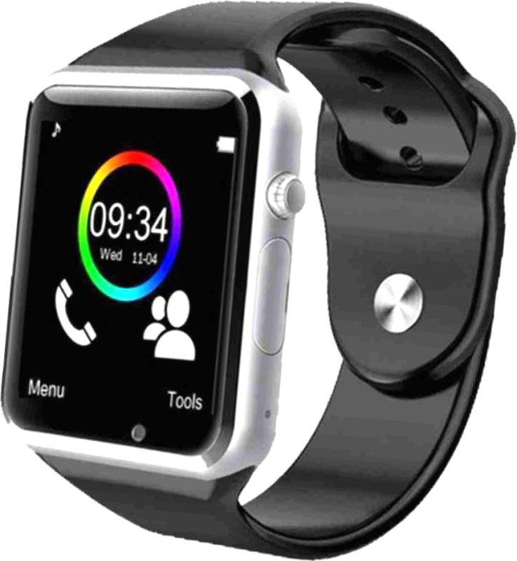 Buy Mantra A1 Smart Watch - Support Memory Card, Bluetooth, Voice Calling, SIM, Camera Smartwatch  (Black Strap, Free Size)