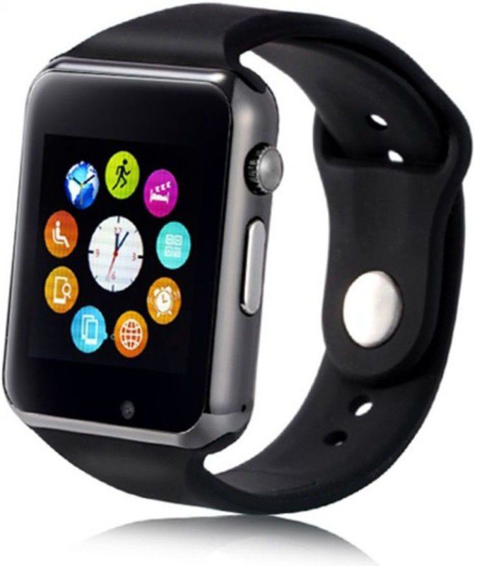 Zrose A1 4G Bluetooth calling & Health Track Smartwatch  (Black Strap, Free)