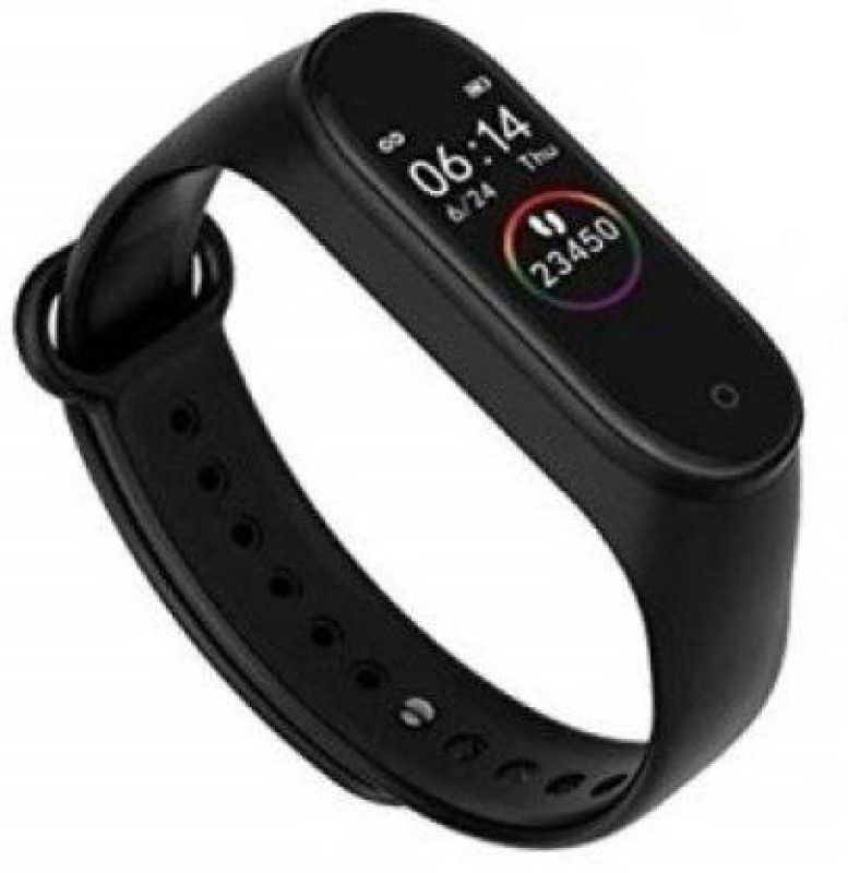 Bluebells India smart bracelet/watch/wristband  (Black Strap, Size : Free Size)