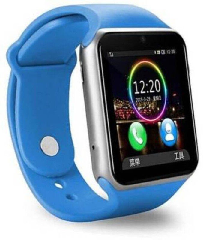 MindsArt MD Notifier Health Smartwatch  (Blue Strap, Regular)