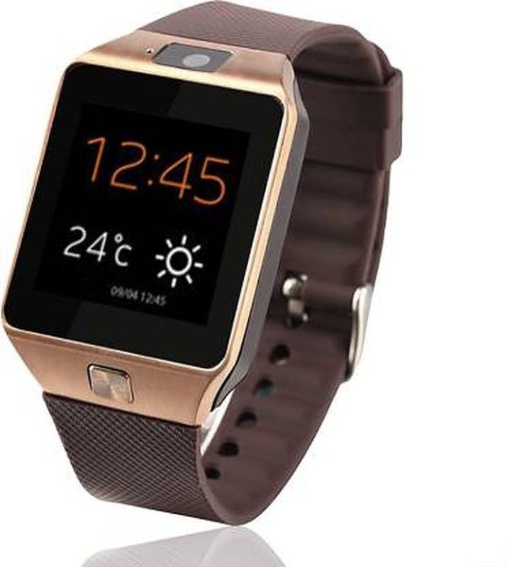 MindsArt Android mobile 4G watch Smartwatch  (Brown Strap, free)