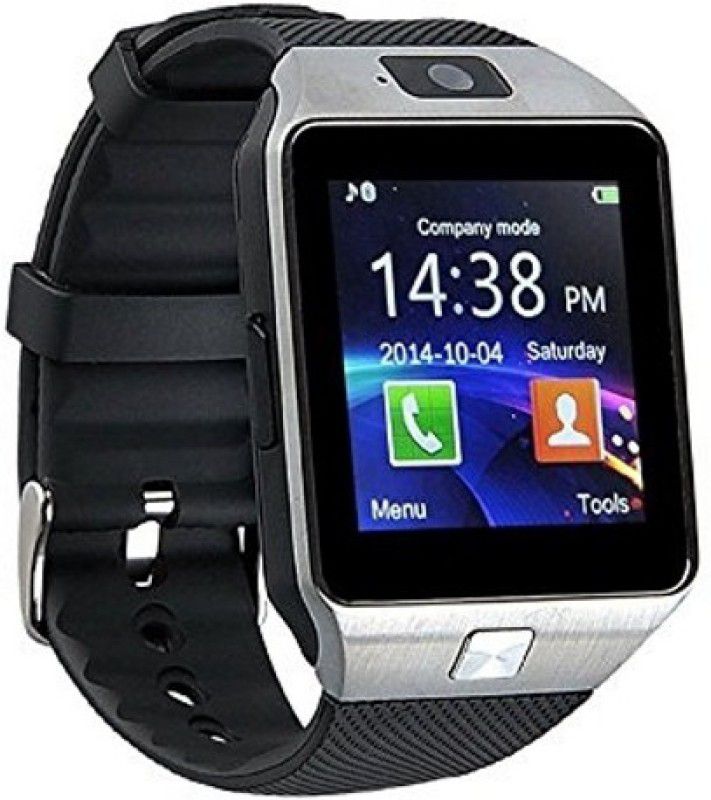 ETN TPV_876M DZ09_4G Smartwatch  (Black Strap, XL)