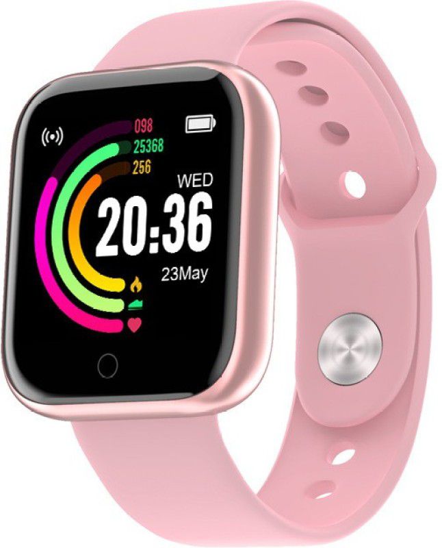 IMMUTABLE D20 SMART WATCH PINK Smartwatch (PINK Strap, FREE SIZE) 14 Smartwatch  (Pink Strap, FREE)
